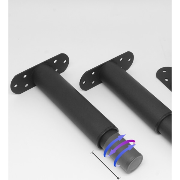 Justerbare og innfellbare sengesokler - Robuste sengerammer i metall - Egnet for skap, sovesofaer og reservedeler - 18 cm-33 cm