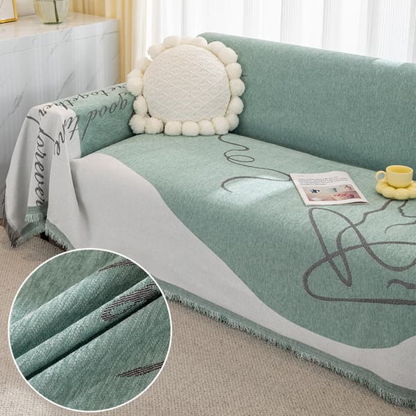 Sided Chenille Sofa Cover,Chenille Couch Cover,Chenille Sofa Cove
