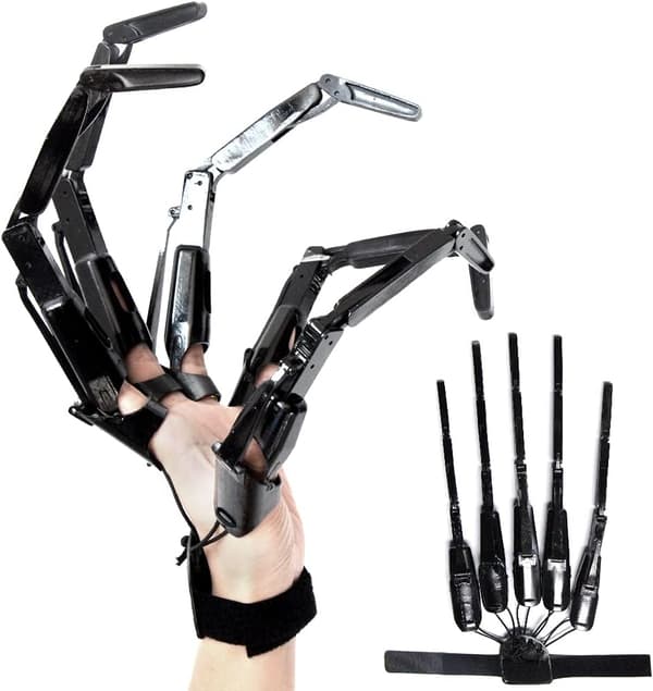 1 par Halloween ledade fingrar, 3D-printade flexibla fingerförlängningar