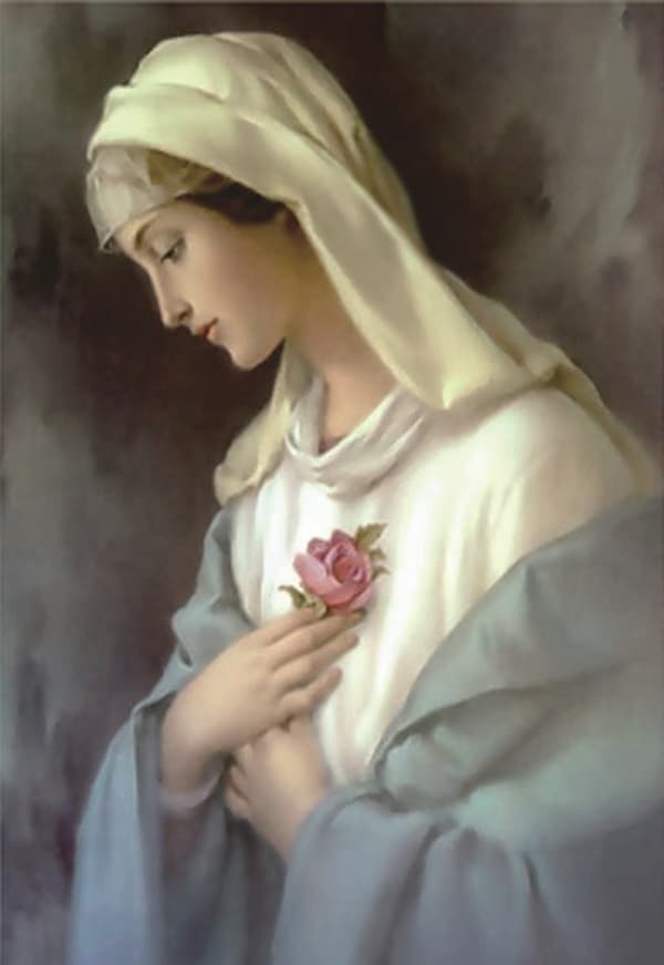 5D Full Diamond Drawing Cross Stitch DIY Dekorasjon Jomfru Maria 4