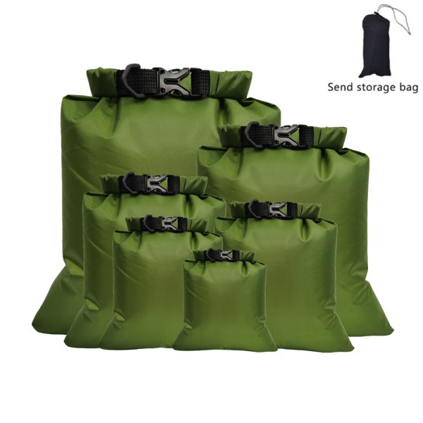 6 stk Drift Dry Bag, vandtæt opbevaringstaske til svømning, sejlsport, sejlads,