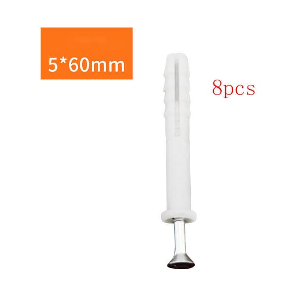 4 stk. 80 mm, Φ10 mm vægmonteret usynlig hylde (sort)