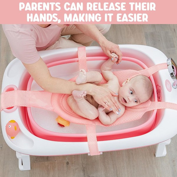 Babybadehammock, Babybærehammock i Mesh Badeleje, Universal Adj