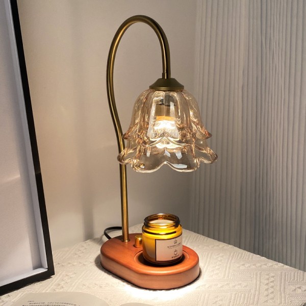 Lysevarmerlampe med lysdæmper, højdejusterbar Candle Lamp War