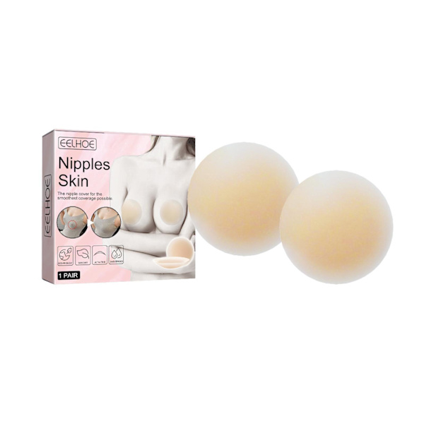 Nippies Nipple Cover - Klibbiga självhäftande silikonbröstvårtor - Återanvändbara bröstvårtsskydd för kvinnor