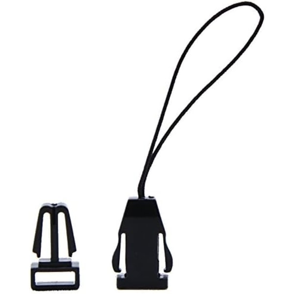 4 set Mini Loops 1mm System-anslutningar Snabb nackrem Adapter Snabbkoppling