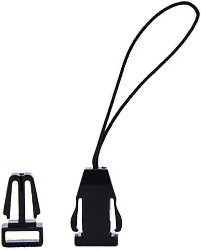 4 sett Mini Loops 1mm System-kontakter Hurtig nakkestroppadapter Hurtigutløser