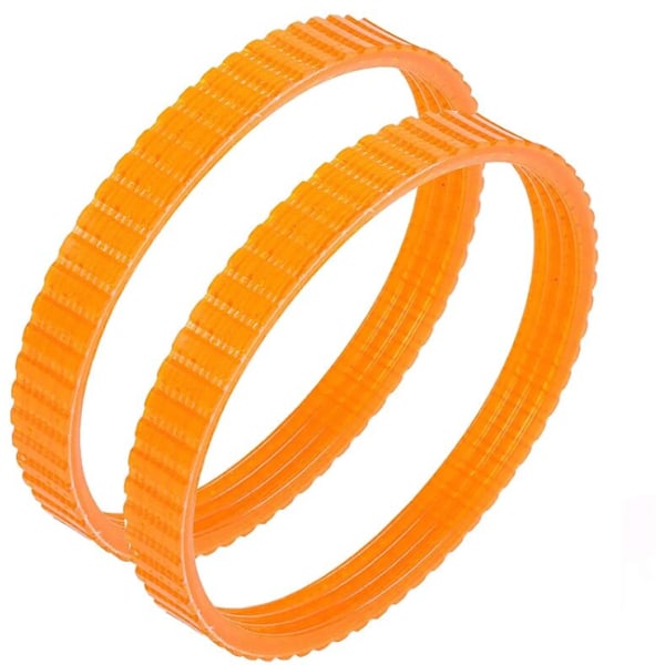 1900B ersättning tandad elektrisk hyvelrem, 9,6 mm bredd, orange, 2-pack