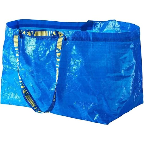 Sett med 2 store handleposer Blå (71L, 55*37*35cm)