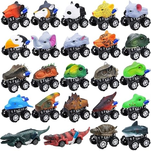 Julekalender 2024, 24 Dages Nedtælling Kalender Legetøj med Monstertruck Legetøj, Julegave, Julefester, Julekalender