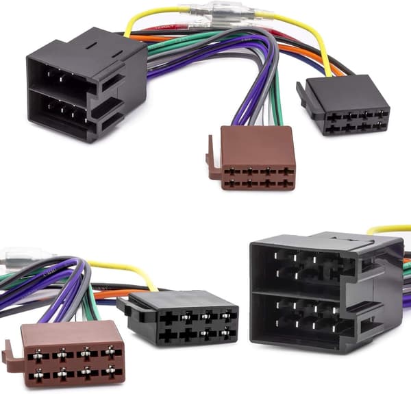 Bilradioadapterkabel med fjernkabel