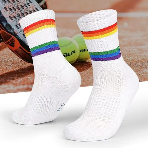 1 Par Dam Athletic Cushioned Crew Socks med Valvbågskompression för en Säker Passform