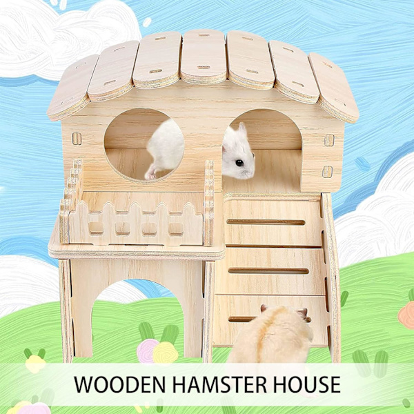 Hamsterhus Gunga Bro Trä Hamsterhus DIY Hamster Trä Hus Wo