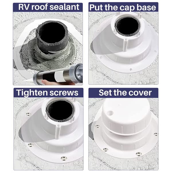 RV ventilasjonsdeksel RV rørventilhette takavløpsventilhette rørventildeksel