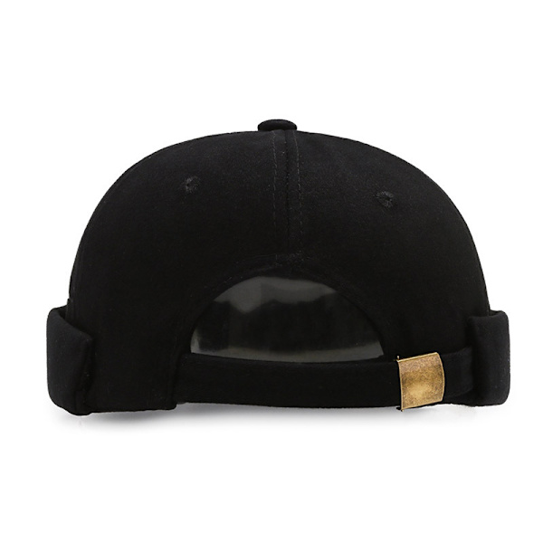 Bordeaux Hat Cap Rullet Visor Beanie beanie sort