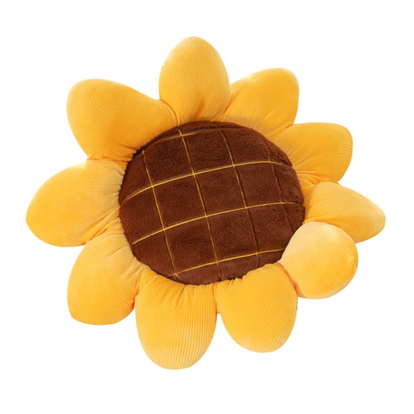 Kreativ solroskudde Supermjuk mångsidig blomsterkudde för hemmet L