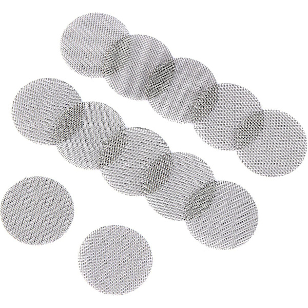 Pakke med 150 pibefiltre i rustfrit stål rygefiltre 15mm pibefilter F