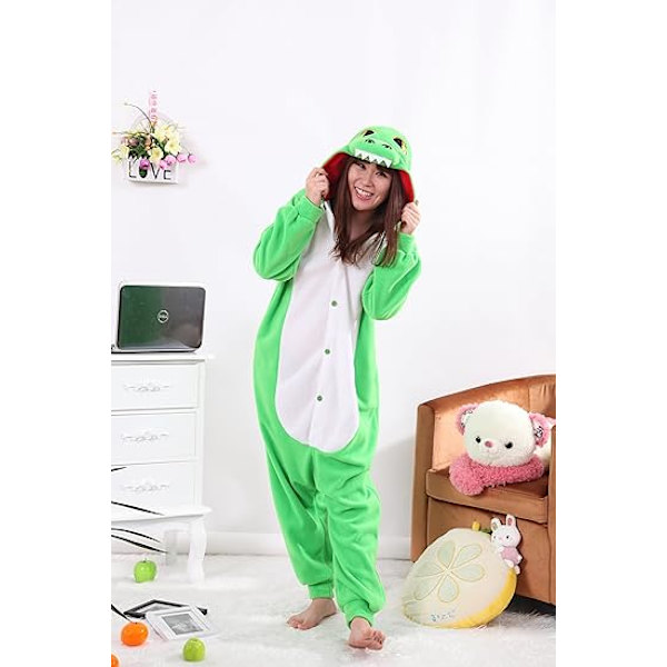 Honeystore Unisex Uusi Eläin Cosplay-asu 1-osainen Pyjama Halloween 125