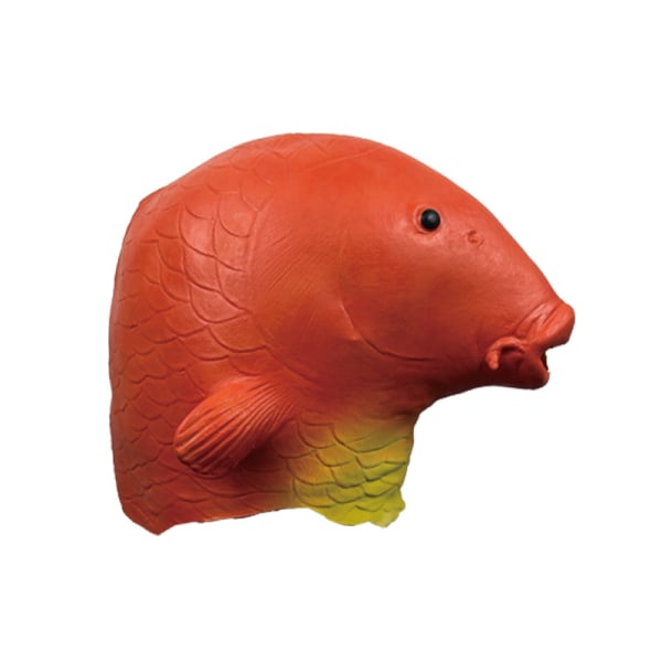 kultakalan naamio Latex Animal Head Mask Fish Costume Headdress Masqu