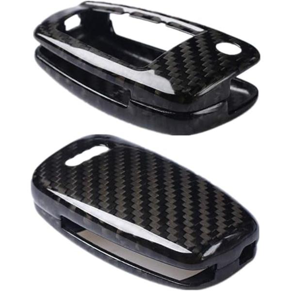 Hiilikuitu kuori ABS+Silikoni Auton avaimen kotelo Audi Sline A3 A5 Q3