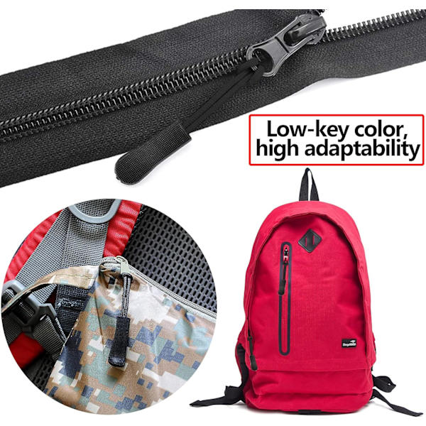 20 st dragkedjeförlängare, dragkedja i nylon