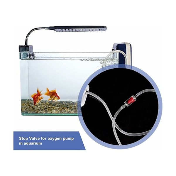 20 stk. Envejs Check Valve Akvarie Luftpumpe Akvarie Tilbehør Tackle Fis