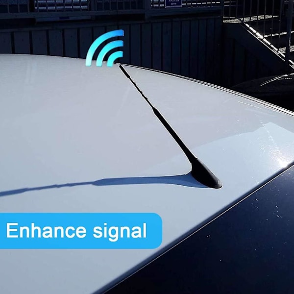 Bilantenne, 9 tommers universell bilradioantenne, erstatningsbil