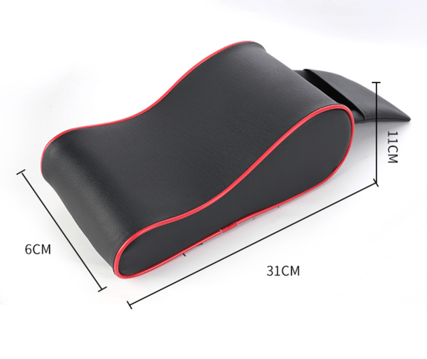 1 stk bil armlene pute, memory foam bil armlene konsoll, bil armlene trekk