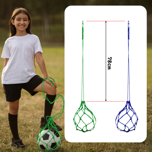 2 stk. Solo Fodbold Kick Trainer Fodbold Bungee Træning Jonglering Net Soc