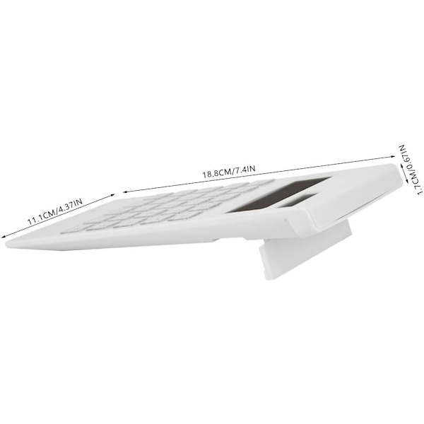 1 stk. Student Scientific Desktop Sol- og Batteridrevet Hvid Lommeregner