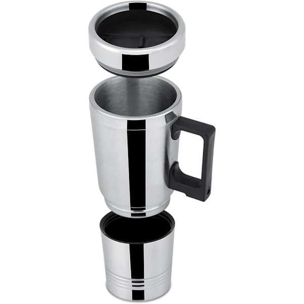 Elektrisk vattenkokare Bil Värmande Kopp 300ml Kaffe Te Värmande Kopp Rostfritt Stål