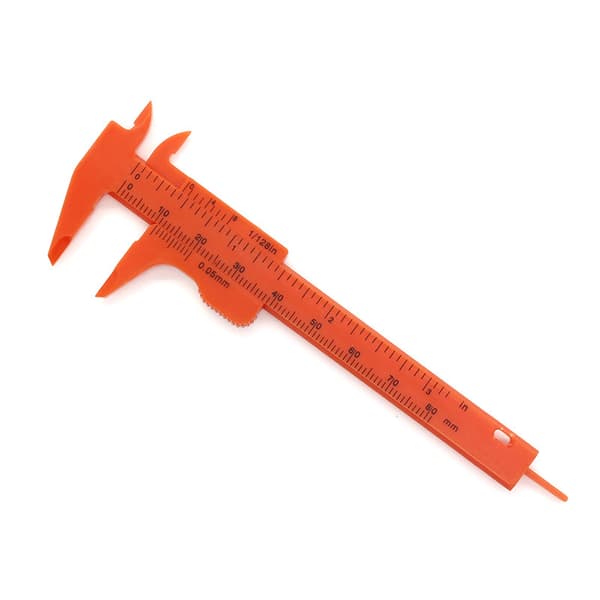 80mm Mini Student Plast Glidande Skjutmått Mätverktyg