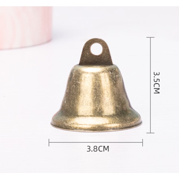 30 kappaletta pieniä vintage-pronssikelloja Vintage-kellot Vintage-pronssikellot Kellot 3,8*3,5 cm
