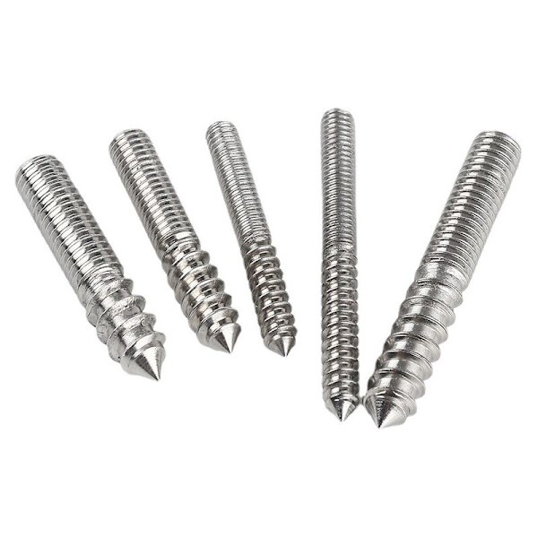 M8 Hængebolte Længde 2(50mm) Dobbelthovede Bolte Selvtæppende Skrue 8mm Woo