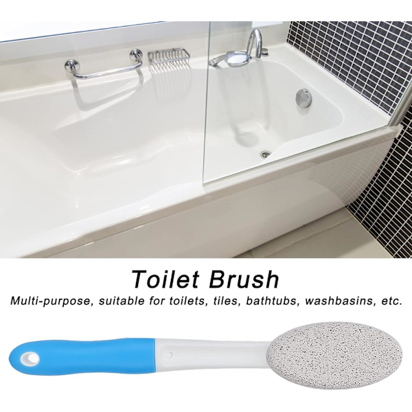 Pumice Stone Cleaning Brush, Cleaning with Handle Brush, Flexible Head, Ant