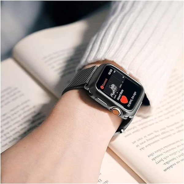 Case+ hihna, joka on yhteensopiva Apple Watch magneettisen silmukan ruostumattoman S:n kanssa