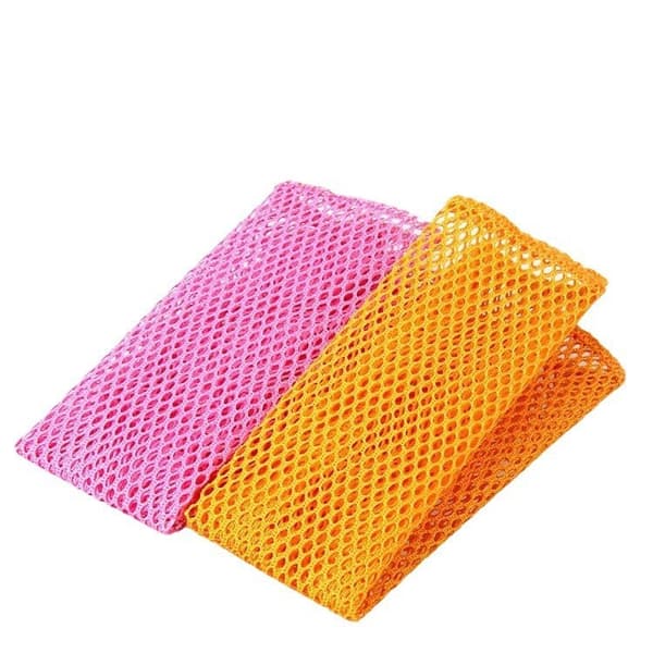 Kicthen 2 Pack Dish Net Mesh Washing Dishes Net Household Cleaning Tools