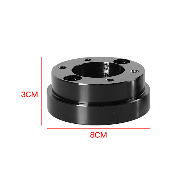 2,76 tums rattnavadapter, rattnavstyrningsadapter i aluminiumlegering för Logitech G25 G27 G29 G920, för Momo, för Sparco och (13-14 tum