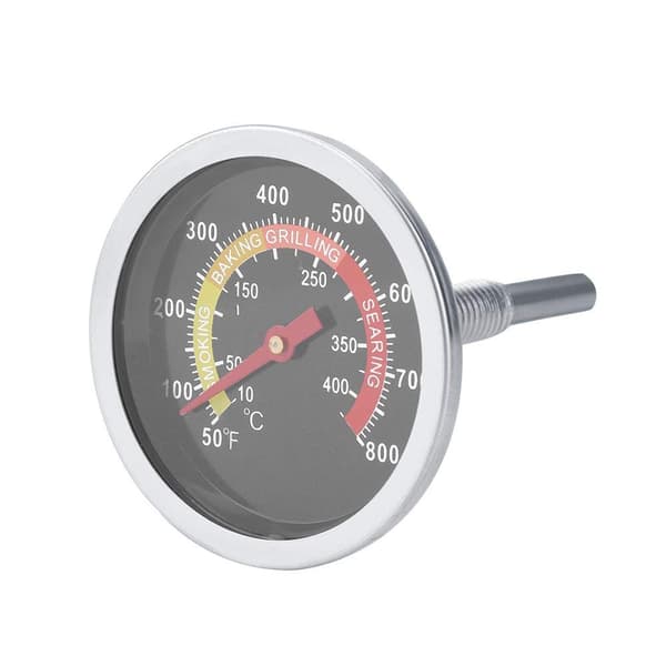 BBQ rustfritt stål termometer bimetall ovn termometer temperaturmåler