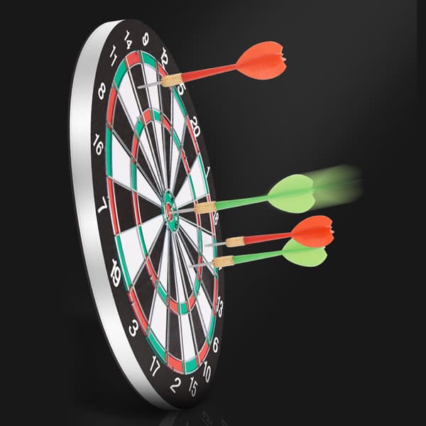 Dartboard 30cm multifarvet
