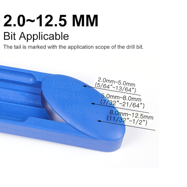 Bärbar borrslip 1 set korundslipverktyg bitslip vridborrslipningsmaskin