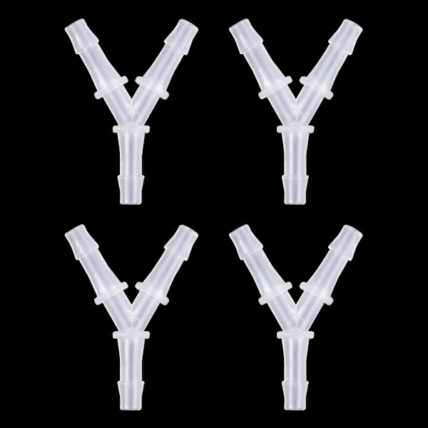 Akvarie Luftpumpe Stik, 4stk Y Form Akvarie Luftslange Stik Anti-Drop Plast Luftslange Stik til 3/4\" Luftslange