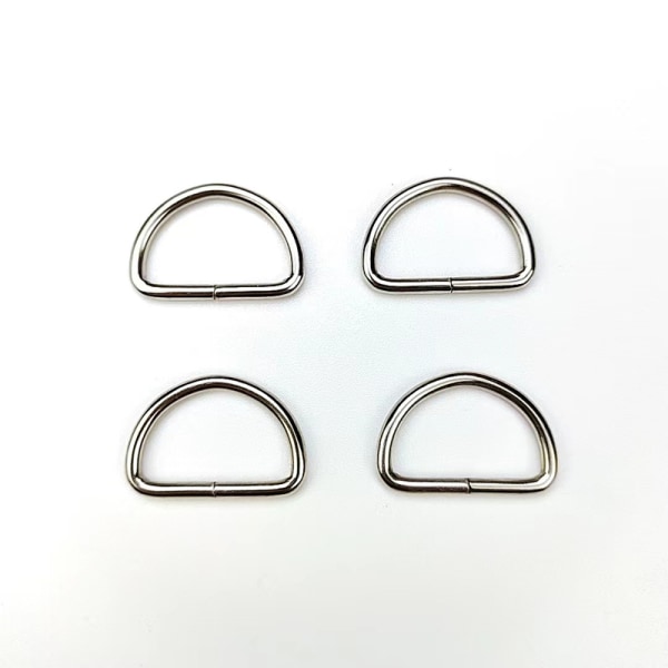 60 stk. metallnøkkelring i bulk - Swivel Snap Hooks, D-ring og Slide Buckle Bac