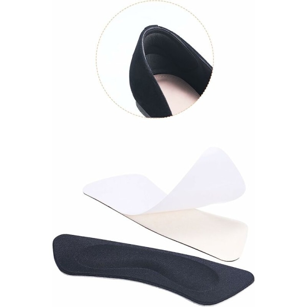 6 Pairs Heel Cushion Pads Heel Grips Self Adhesive Lining Shoe Insoles Foot