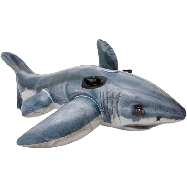 Realistiska Shark Mount uppblåsbar vattenleksak set för barn