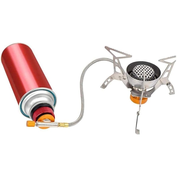 Gassadapter Camping Gasskomfyr Gassadapter Sylinderflaske Gassadapter Gassovn Split Brenner Adapter Connector for Fotturer og Camping