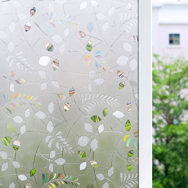 Ikkunakalvo Mimosa-kuvio 44,5x200cm Yksityisyys Ikkunakalvo 3D Ikkunatarra