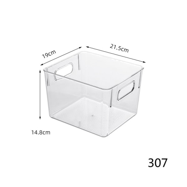 förvaringslåda med integrerade handtag - stapelbar plastlåda för kontoret  83c5 | Fyndiq