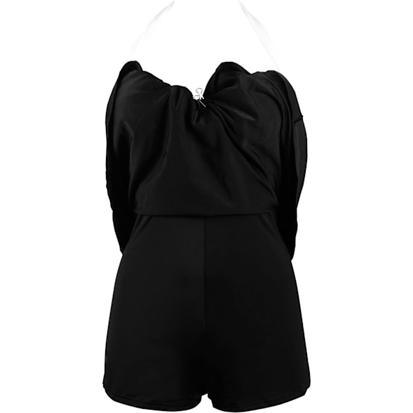 Vintage Sailor Pin Up badedragt til kvinder - Retro badedragt i ét stykke med nederdel