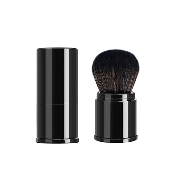 Makeup-børster Retractable Powder Foundation Face Loose Brush (Sort)
